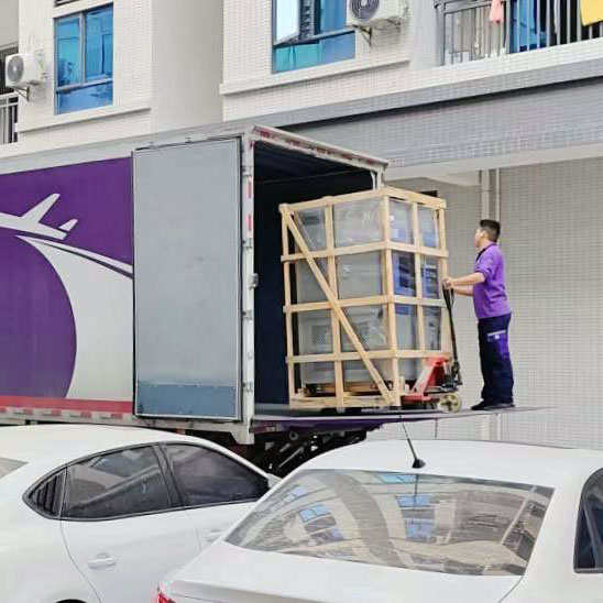 八臺試驗設備發(fā)貨至青島新能源老客戶公司，